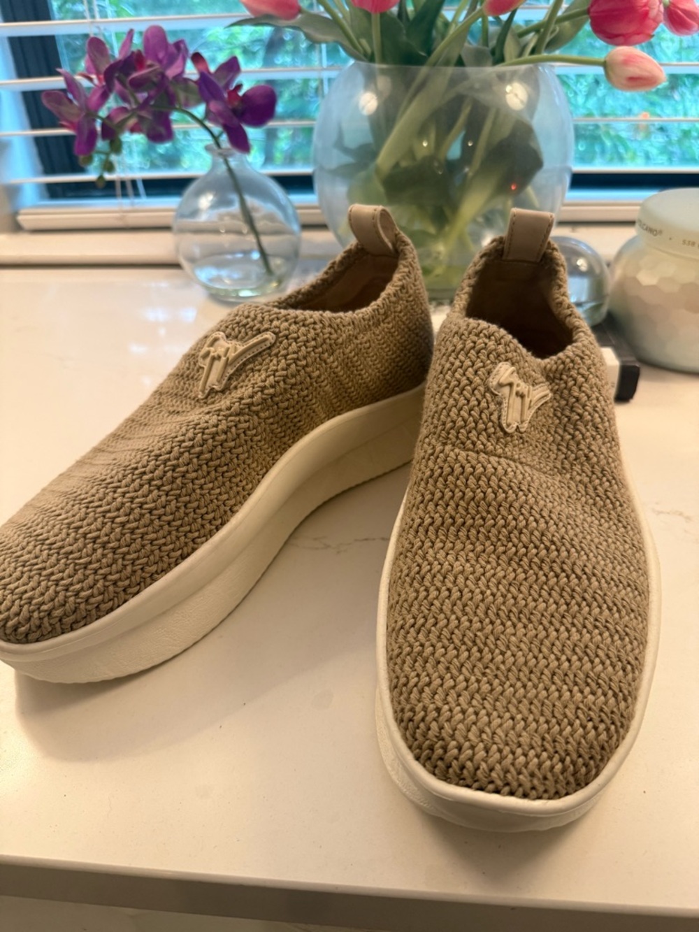 GIUSEPPE ZANOTTI Slip-On Sneaker - Taupe - Picture 2 of 4